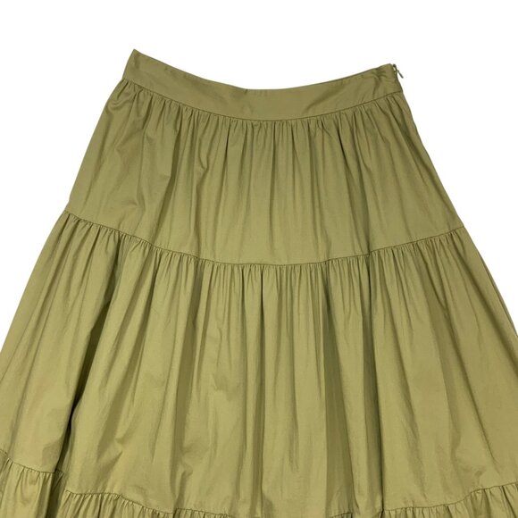 Staud Sea Midi Skirt 4 Tiered Cottagecore - Picture 7 of 11